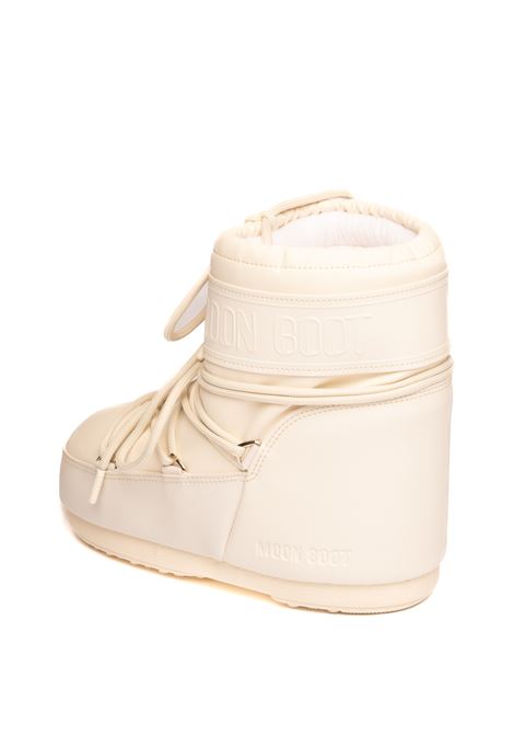 snow boots icon low total off white MOON BOOT | 1409380ICONLOWRUBBER-L002